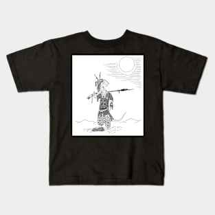 Lizard soldier Kids T-Shirt